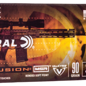 Federal F224VLKMSR1 Fusion MSR 224Valkyrie 90gr Bonded Soft Point 20 Per Box/10 Case
