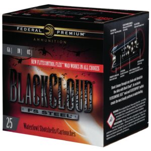 Federal PWBX2091 Premium Black Cloud FS 20 Gauge 3" 1 oz 1350 fps 1 Shot 25 Bx/10 Cs
