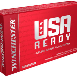 Winchester Ammo RED40 USA Ready  40 S&W 165 gr Full Metal Jacket Flat Nose (FMJFN) 50 Bx/10 Cs