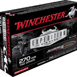 Winchester Ammo S270CT Expedition Big Game  270 Win 140 gr Winchester AccuBond CT 20 Per Box/10 Cs