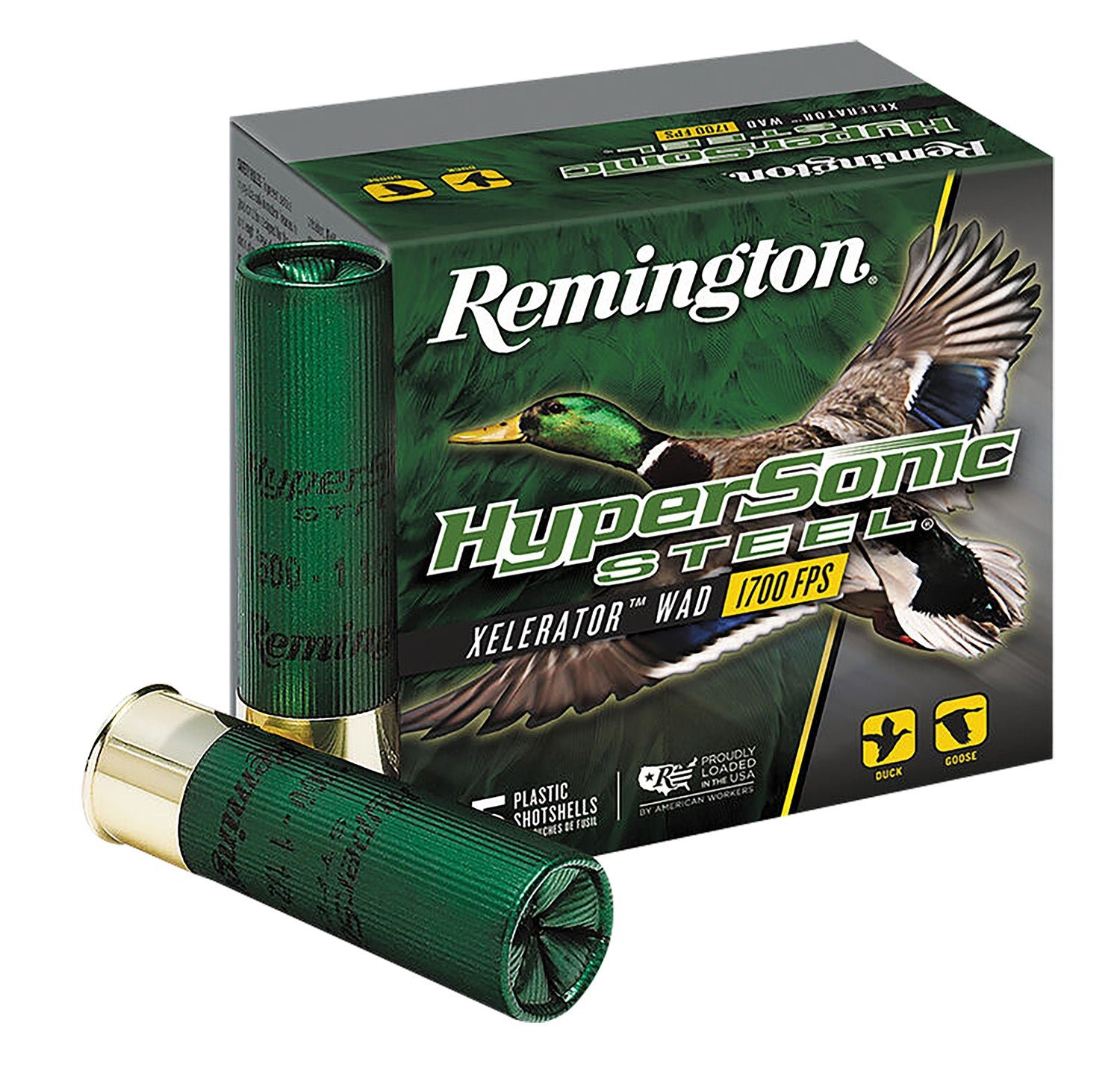 Remington Ammunition 26795 HyperSonic Steel 12Gauge 3.50" 1 3/8oz 2Shot 25 Per Box/10 Case