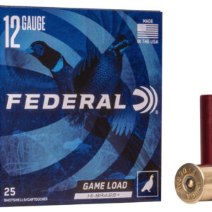 Federal H1265 Game-Shok High Brass 12Gauge 2.75" 1 1/4oz 5Shot 25 Per Box/10 Case