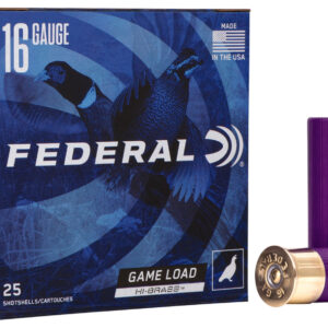 Federal H16375 Game-Shok High Brass 16Gauge 2.75" 1 1/8oz 7.5Shot 25 Per Box/10 Case