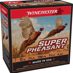 Winchester Ammo X12PH6 Super Pheasant Magnum High Brass 12Gauge 2.75" 1 3/8oz 6Shot 25 Per Box/10 Case
