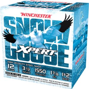 Winchester Ammo WXS12L12 Xpert Snow Goose High Velocity 12Gauge 3.50" 1 3/8oz 1/2Shot 25 Per Box/10 Case