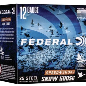Federal WF142SGBB Speed-Shok Snow Goose 12 Gauge 3" 1 1/4 oz 1450 fps BB Shot 25 Bx/10 Cs