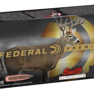 Federal P243SS1 Premium  243 Win 90 gr 3100 fps Swift Scirocco II 20 Bx/10 Cs