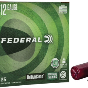 Federal BC13200 BallistiClean  12 Gauge 2.75" 9 Pellets 00 Buck Shot 25 Bx/10 Cs