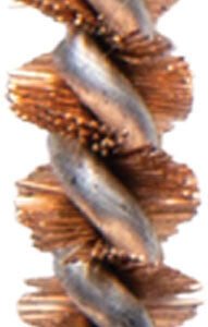 KleenBore A177P Patch Holder Brush  .22/ .223/ 5.56mm Cal Rifle 8-32" Thread Phosphor Bronze Bristles