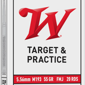 Winchester Ammo WM193K USA M193 5.56x45mmNATO 55gr Full Metal Jacket Lead Core