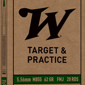 Winchester Ammo WM855K USA M855 Green Tip 5.56x45mmNATO 62gr Full Metal Jacket Lead Core