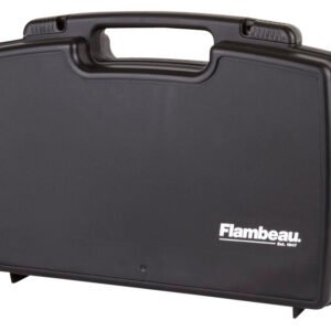 Flambeau 6455SC Safe Shot Pistol Pack Case Black Polymer Holds 2 Pistols