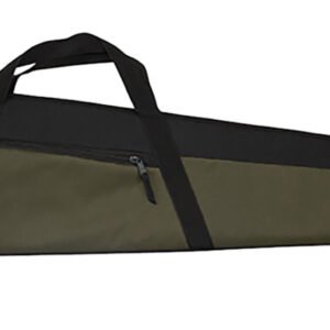 Allen 69346 Powell Rifle Case 46" Green w/Black Trim 600D Polyester, Foam Padding, Large Accessory Pocket & Lockable Zippers