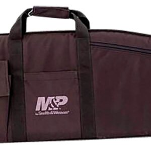 M&P Accessories 110016 Duty Series Large Case 45" Black 5 Exterior Mag Pouches for Rifle/Shotgun