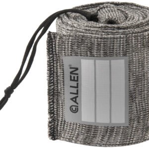 Allen 13167 Stretch Knit Gun Sock Gray Silicone-Treated Knit w/Custom ID Labeling Holds Rifles with Scope or Shotguns 52" L x 3.75" W Interior Dimensions