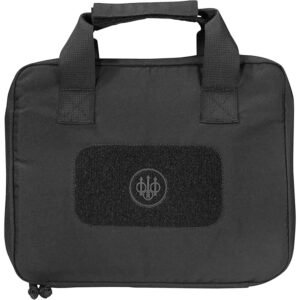 Beretta USA FO471001890999UNI Pistol Case  Black 600D Polyester Holds 1 Handgun