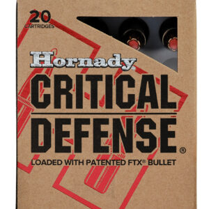 Hornady 90050 Critical Defense  30SuperCarry 100gr Hornady Flex Tip eXpanding 20 Per Box/10 Case