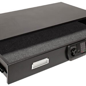 SnapSafe 75400 Specialty Safe Under Bed XXL Access Code/Key Entry Black 14 Gauge Steel
