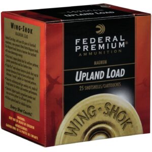 Federal P1294 Premium Wing-Shok Magnum 12 Gauge 3" 1 5/8 oz 1350 fps 4 Shot 25 Bx/10 Cs