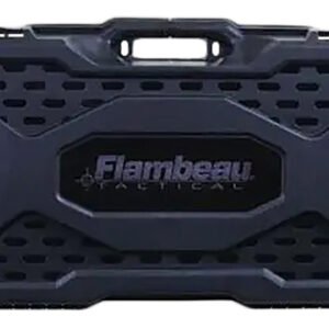 Flambeau 6500AR  Tactical Rifle Case Black Polypropylene Water Resistant