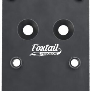 Foxtail Precision 100006 Red Dot Adapter Plate for Optics-Ready Pistol  Black Anodized Glock MOS
