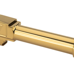 Zaffiri Precision ZP.43BTG 9mm Luger 3.92" Threaded Gold TiN Stainless Steel, Fits Glock 43/43X