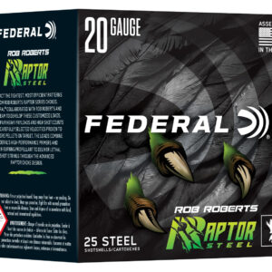 Federal RRS2093  Rob Roberts Raptor 20Gauge 3" 1oz 3Shot 25 Per Box/10 Case