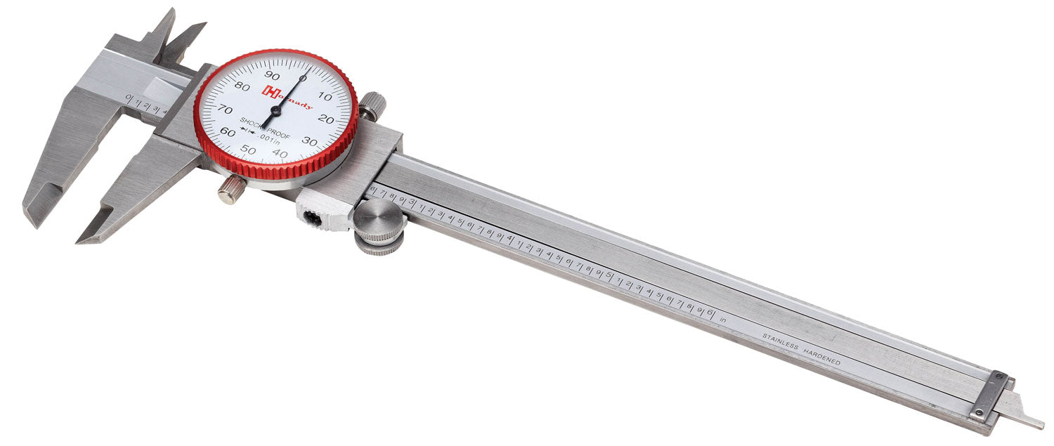Hornady 050075 Dial Caliper Silver Multi Caliber Stainless Steel Includes Storage Case