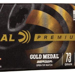 Federal GM223BH73 Premium Gold Medal 223Rem 73gr Berger Open Tip Match