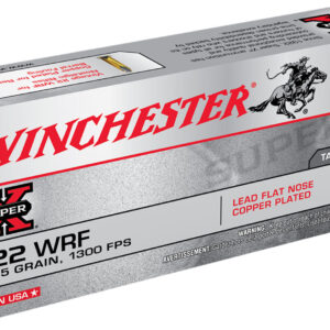 Winchester Ammo 22WRF Super-X  22 WRF 45 gr Lead Flat Nose Copper Plated 50 Bx/50 Cs
