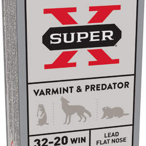 Winchester Ammo X32201 Super X  32-20Win 100gr Lead 50 Per Box/10 Case