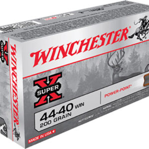 Winchester Ammo X4440 Super X  44-40Win 200gr Power Point 50 Per Box/10 Case