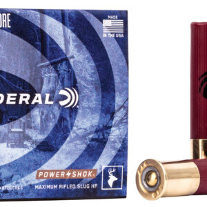 Federal F412RS Power-Shok  410 Gauge 2.50" 1/4 oz/109 gr 1775 fps Rifled Slug Shot 5 Bx/50 Cs