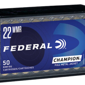 Federal 737 Champion Training Rimfire 22WMR 40gr Full Metal Jacket
