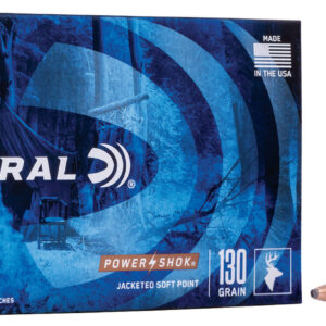 Federal 270A Power-Shok  270Win 130gr Jacketed Soft Point 20 Per Box/10 Case