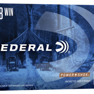 Federal 308B Power-Shok  308Win 180gr Jacketed Soft Point 20 Per Box/10 Case
