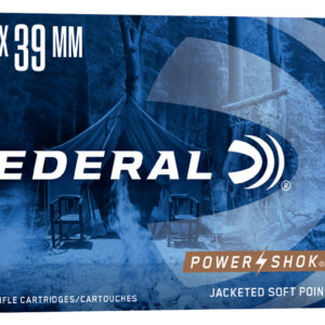 Federal 76239B Power-Shok  7.62x39mm 123gr Jacketed Soft Point 20 Per Box/10 Case