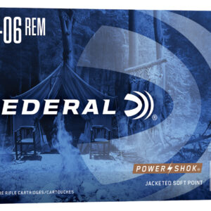 Federal 2506BS Power-Shok  25-06Rem 117gr Jacketed Soft Point 20 Per Box/10 Case