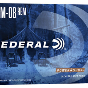 Federal 708CS Power-Shok  7mm-08Rem 150gr Jacketed Soft Point 20 Per Box/10 Case