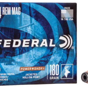 Federal C44B Power-Shok Handgun 44RemMag 180gr Jacketed Hollow Point 20 Per Box/25 Case