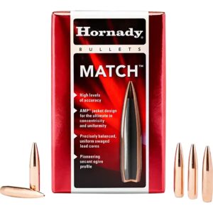 Hornady 2458 Match  6mm .243 105 gr Hollow Point Boat Tail Match 100 Per Box/ 25 Case