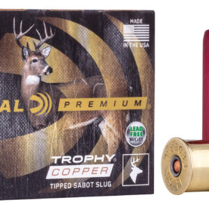 Federal P151TC Premium Vital-Shok Trophy Copper 12 Gauge 3" 2/3 oz/300 gr 2000 fps Sabot Slug Shot 5 Bx/50 Cs