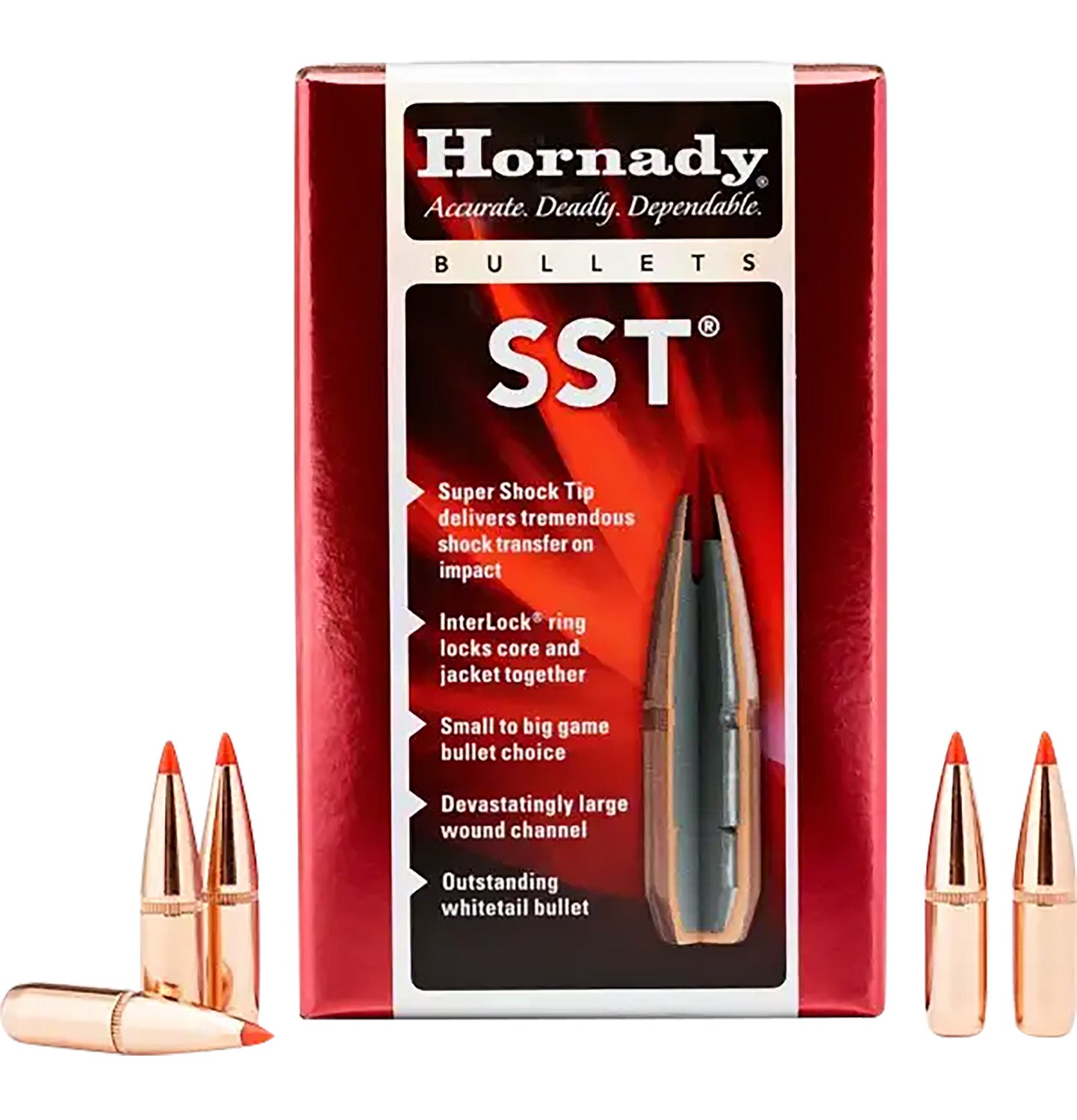 Hornady 3019 SST 30 Cal .308 125 gr Super Shock Tip 100 Per Box/ 25 Case