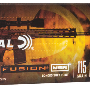 Federal F68MSR1 Fusion MSR 6.8mmRem SPC 115gr Bonded Soft Point 20 Per Box/10 Case