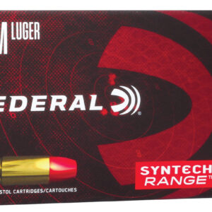 Federal AE9SJI American Eagle Syntech Range  9mm Luger 115 gr Total Syntech Jacket Flat Nose (TSF) 50 Per Box/10 Cs