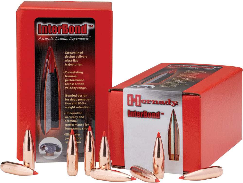 Hornady 27309 InterBond 270 Win .277 130 gr InterBond 100 Per Box/ 15 Case