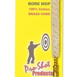 Pro-Shot MP22 Bore Mop  .22 Cal Handgun/Rifle #8-32 Thread   Cotton 1.75" Long