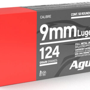 Aguila 1E092110 9mm Luger 124gr Full Metal Jacket