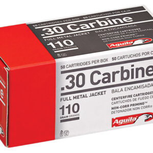 Aguila 1E302110   30Carbine 110gr Full Metal Jacket 50 Per Box/20 Case