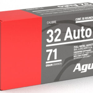 Aguila 1E322110   32ACP 71gr Full Metal Jacket 50 Per Box/20 Case